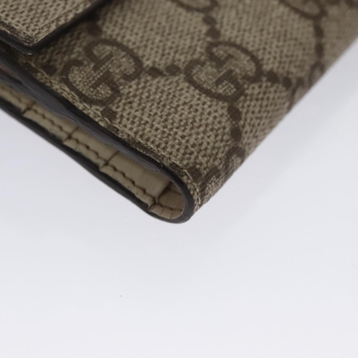 Gucci Beige Canvas Wallet