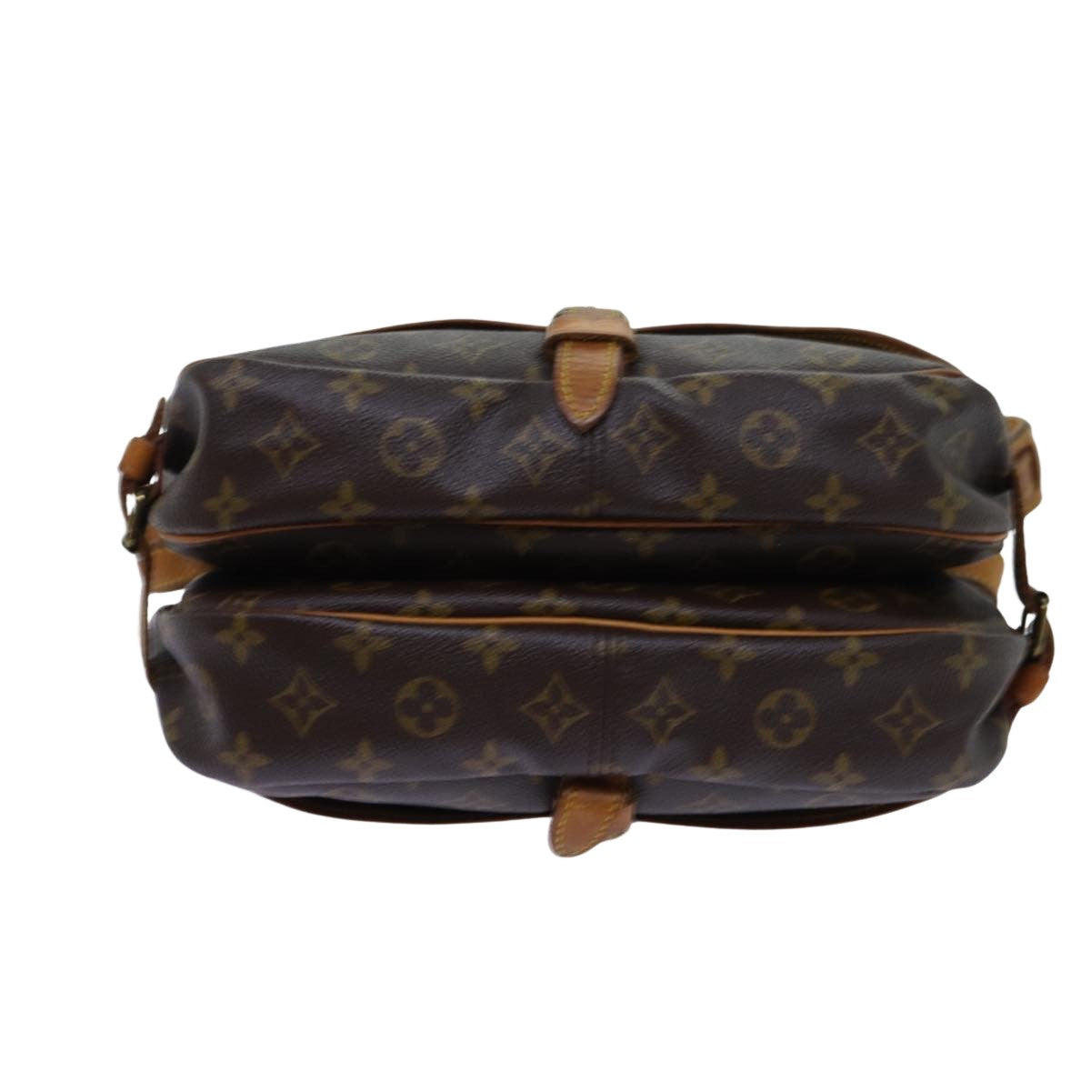 Louis Vuitton Saumur Brown Canvas Shoulder Bag