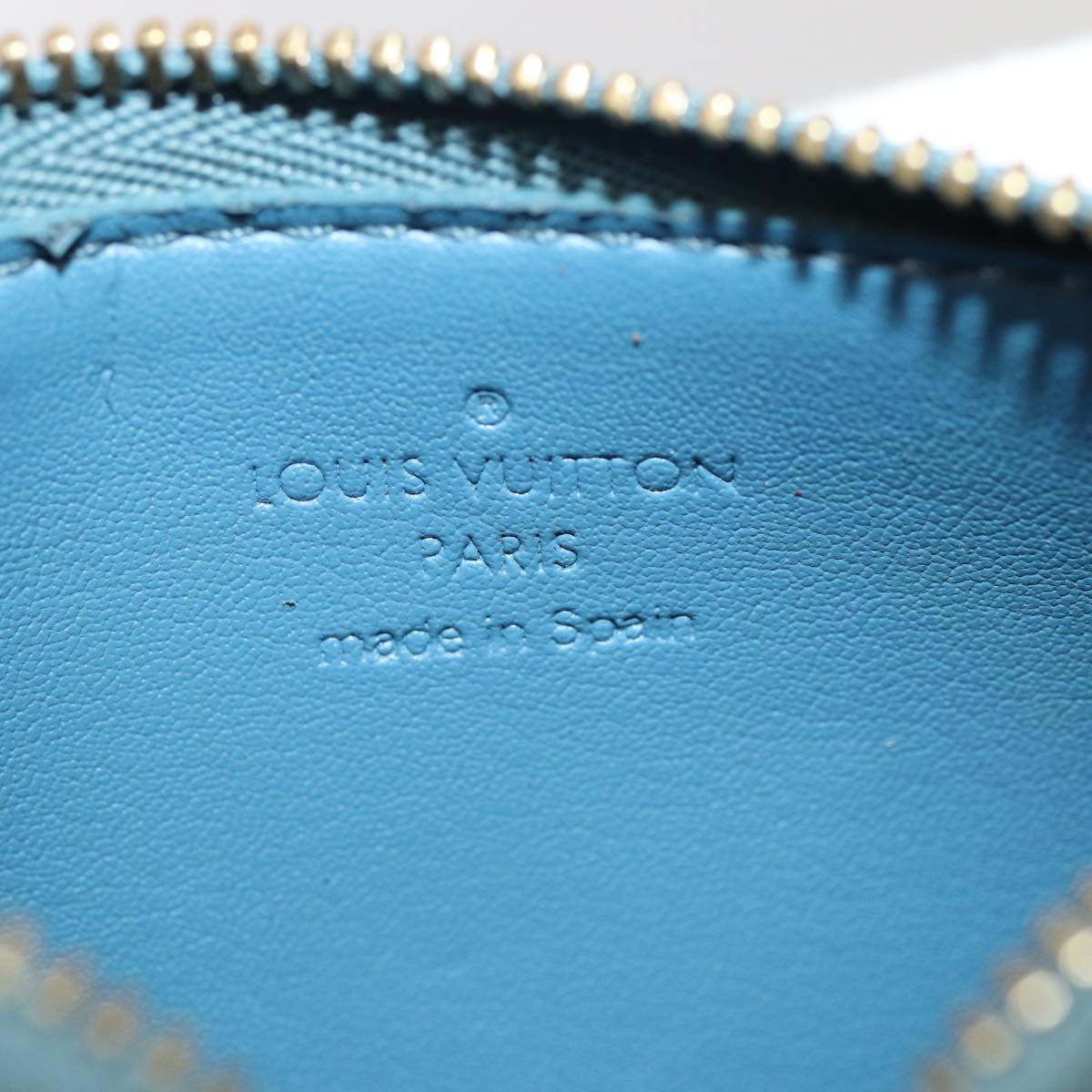 Louis Vuitton Suhali Blue Leather Wallet
