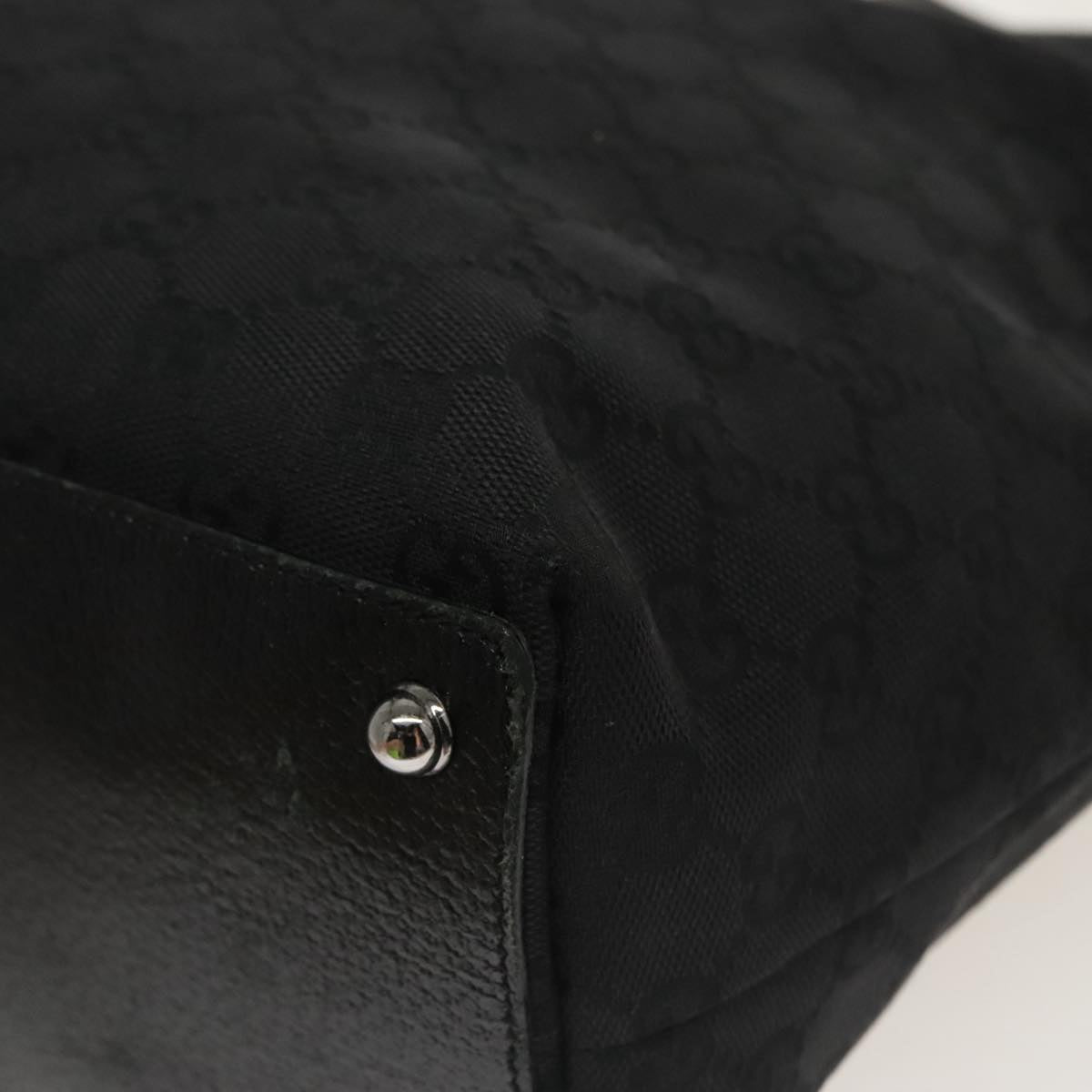 Gucci -- Black Canvas Tote Bag