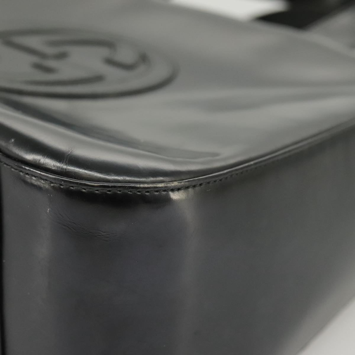 Gucci Soho Black Patent Leather Handbag