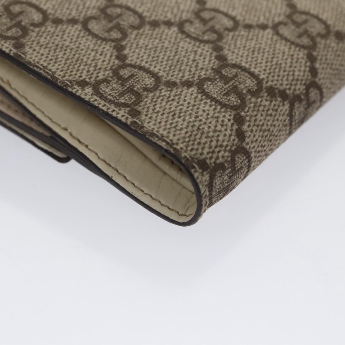 Gucci Beige Canvas Wallet