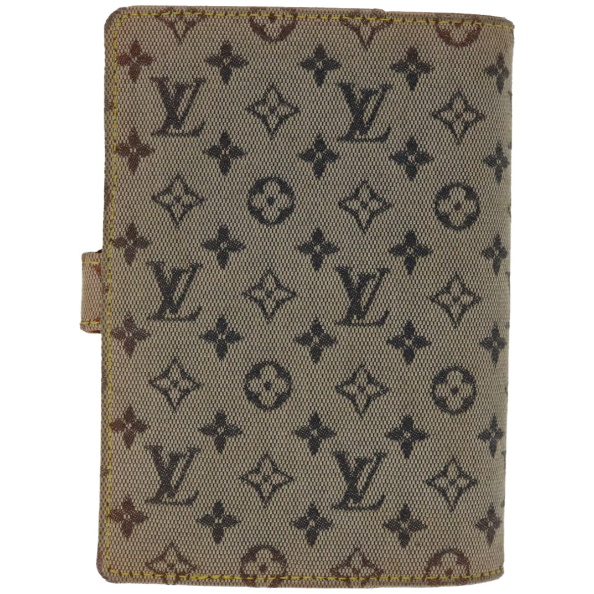 Louis Vuitton Agenda Pm Blue Canvas Wallet