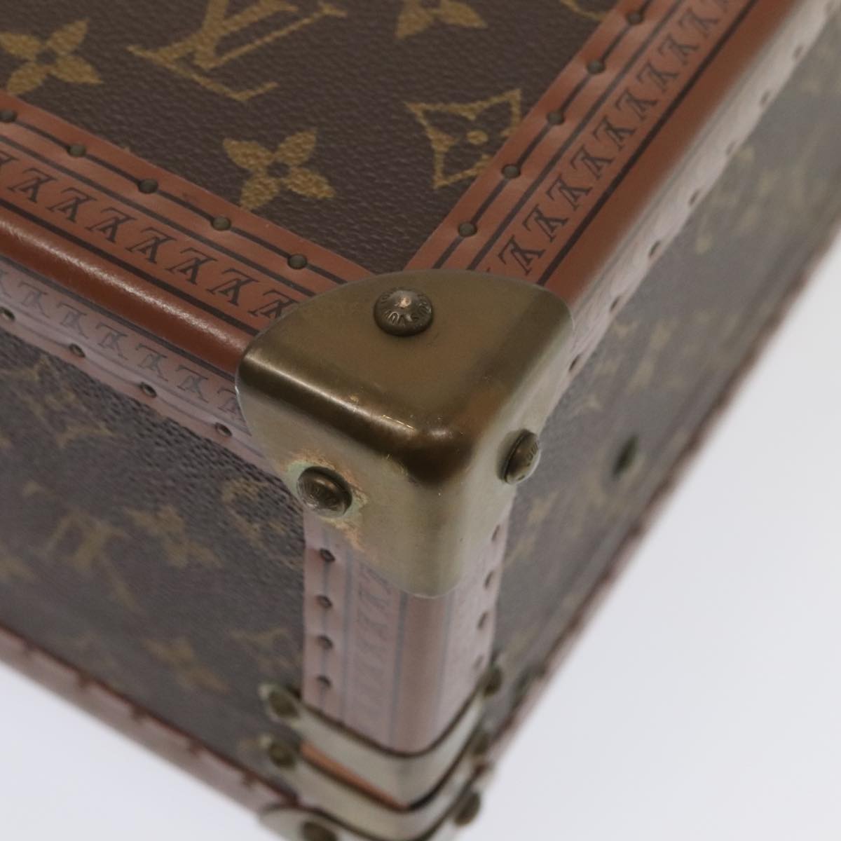 Louis Vuitton Cotteville Brown Canvas Travel Bag