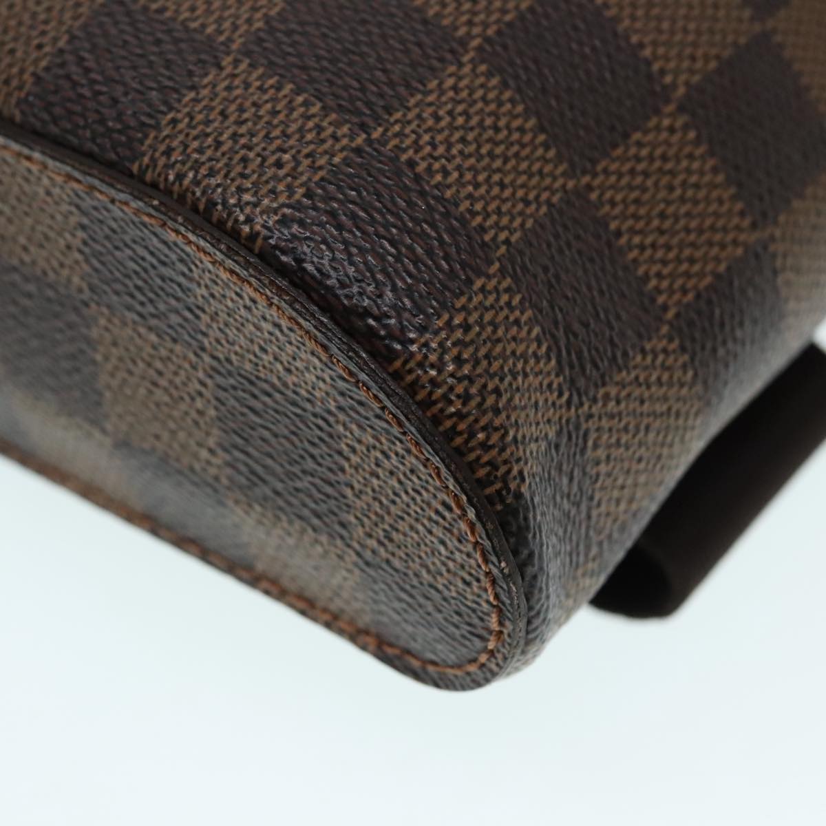 Louis Vuitton Geronimos Brown Canvas Shoulder Bag