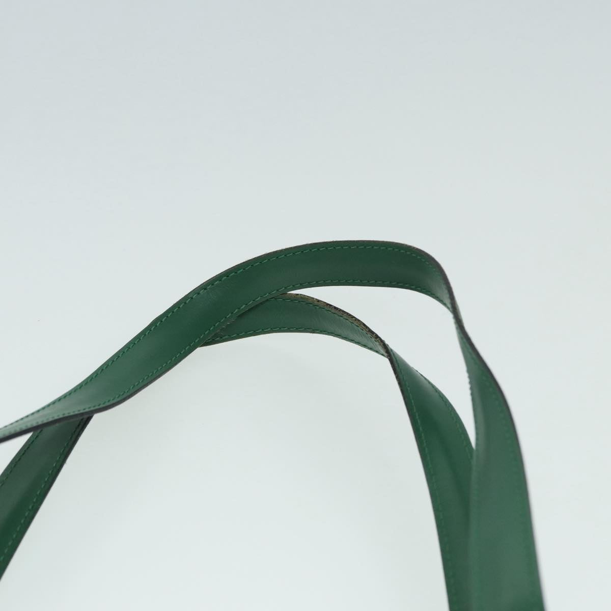 Louis Vuitton Lussac Green Leather Shoulder Bag