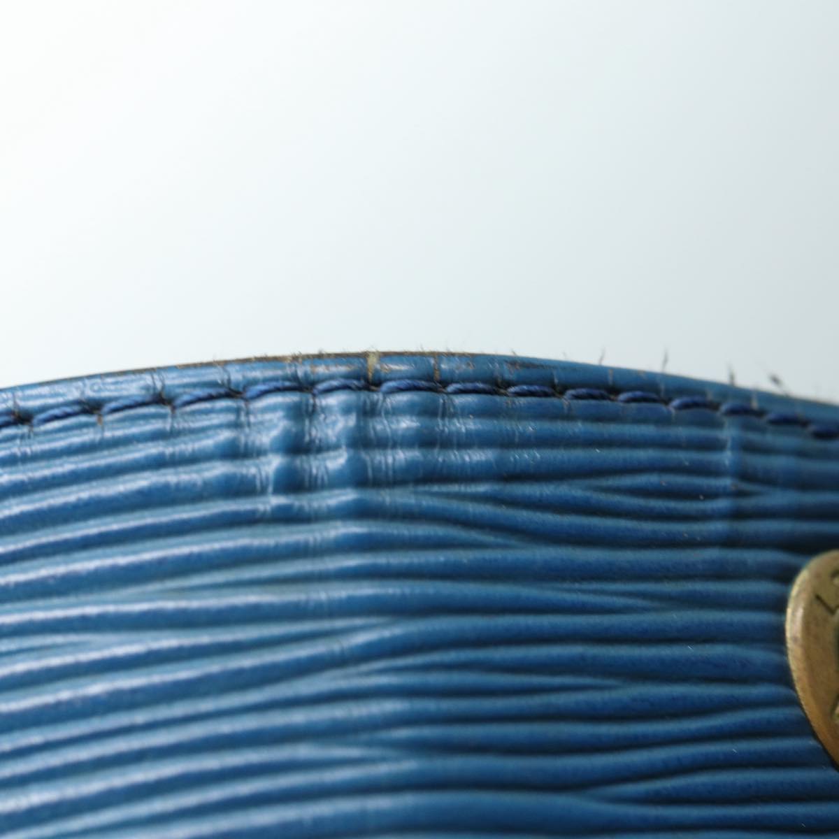 Louis Vuitton Noe Blue Leather Shoulder Bag