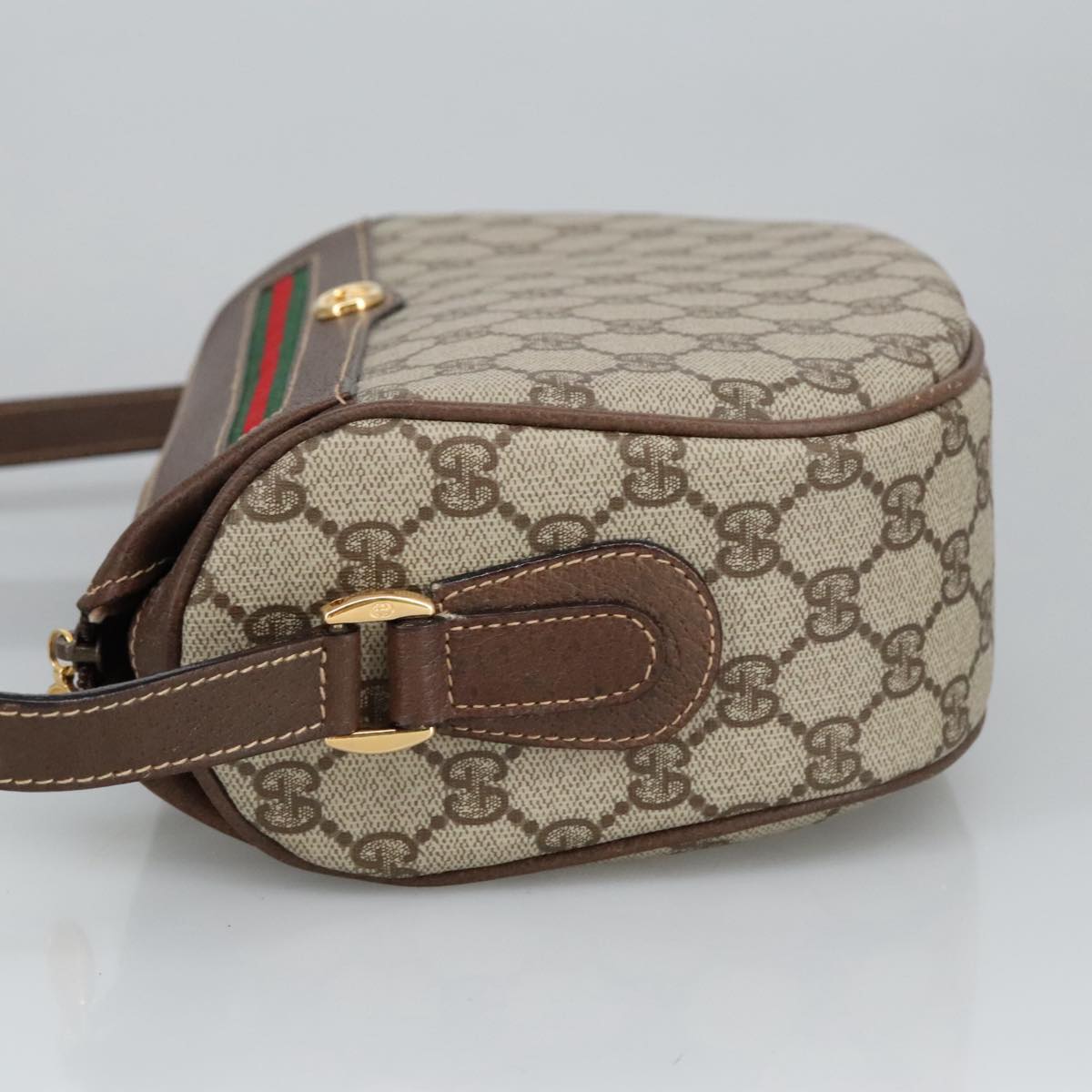 Gucci Ophidia Beige Canvas Shoulder Bag