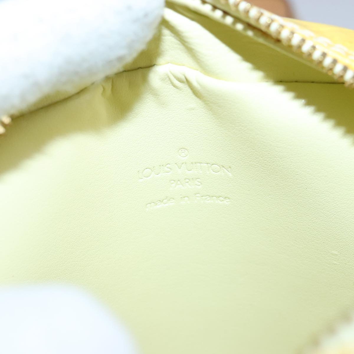 Louis Vuitton Wooster Yellow Patent Leather Shoulder Bag