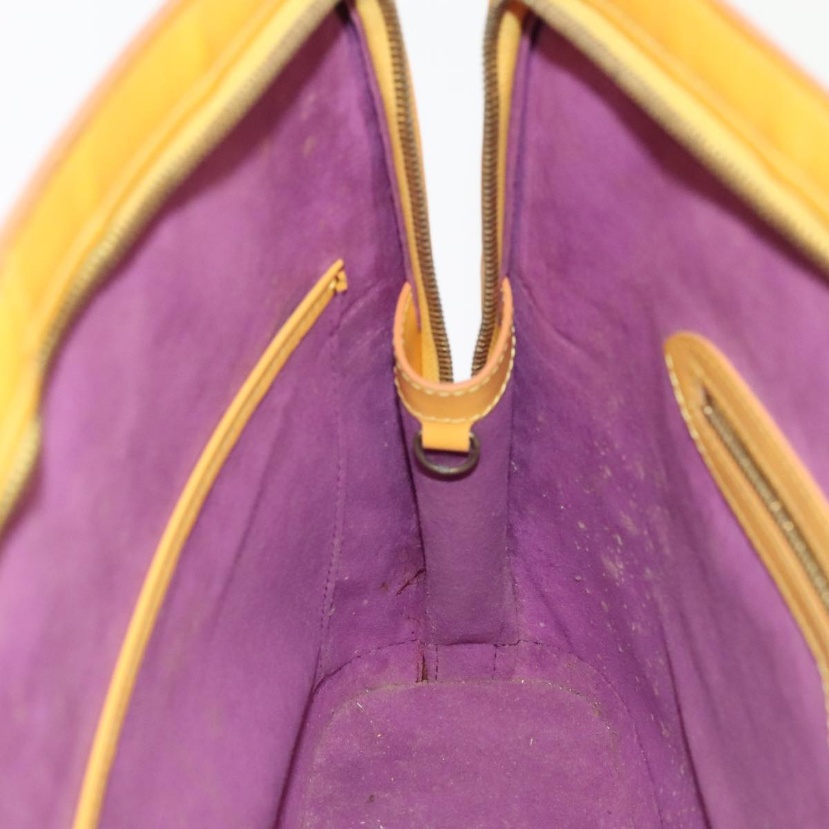 Louis Vuitton Lussac Yellow Leather Shoulder Bag