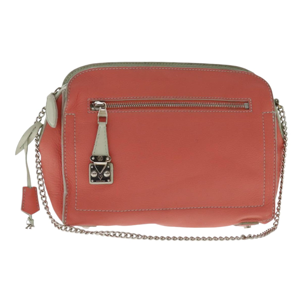 Louis Vuitton Pink Leather Shoulder Bag
