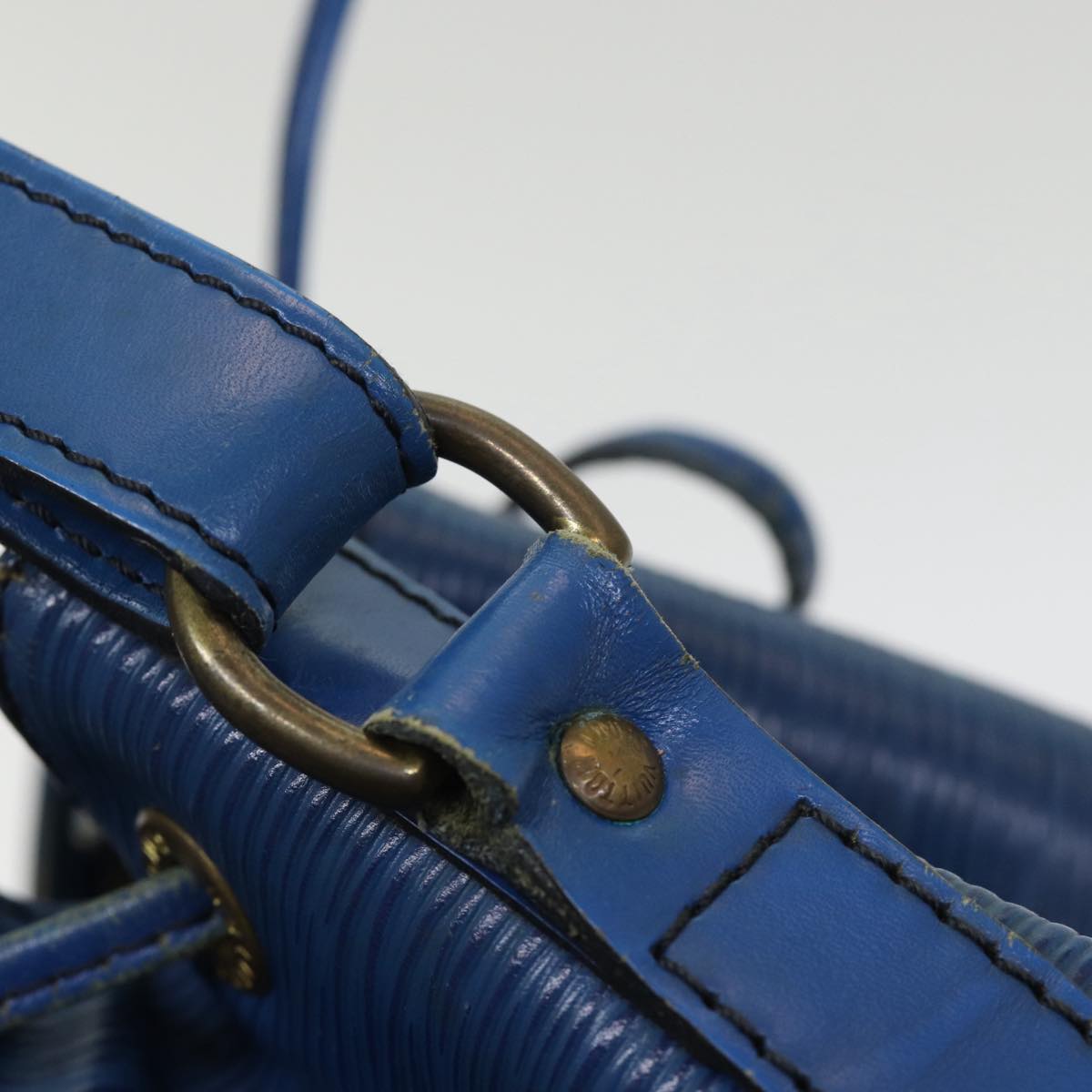 Louis Vuitton Noé Pm Blue Leather Shoulder Bag