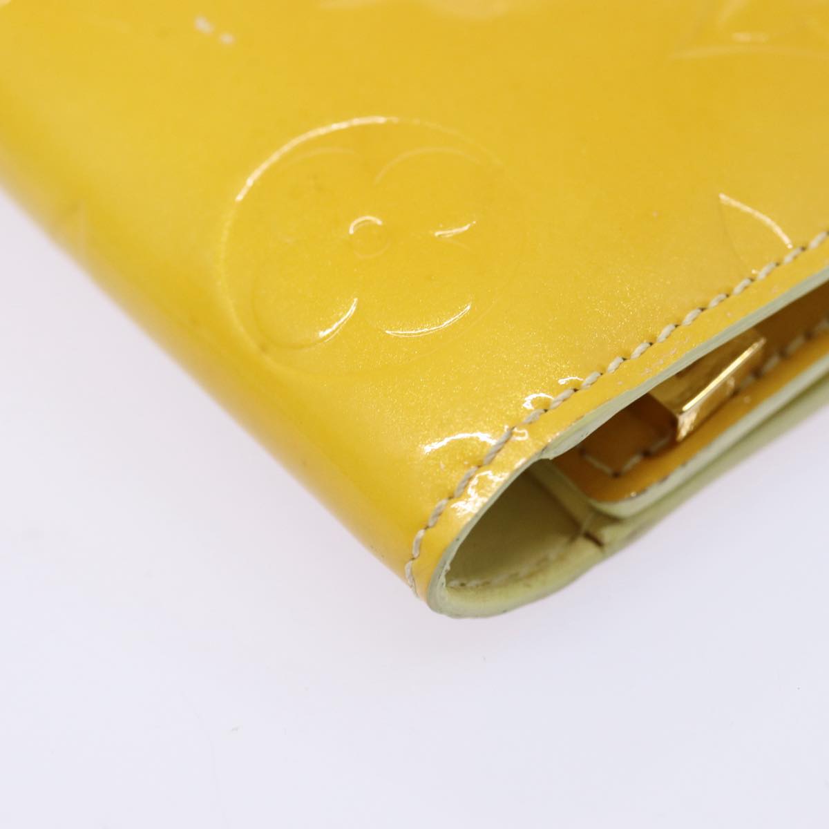 Louis Vuitton Walker Yellow Patent Leather Wallet