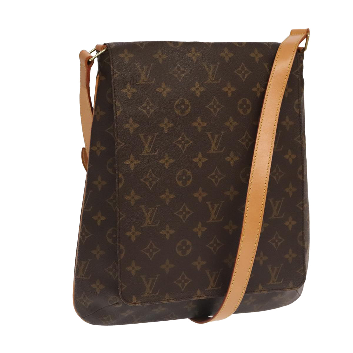 Louis Vuitton Musette Brown Canvas Shoulder Bag