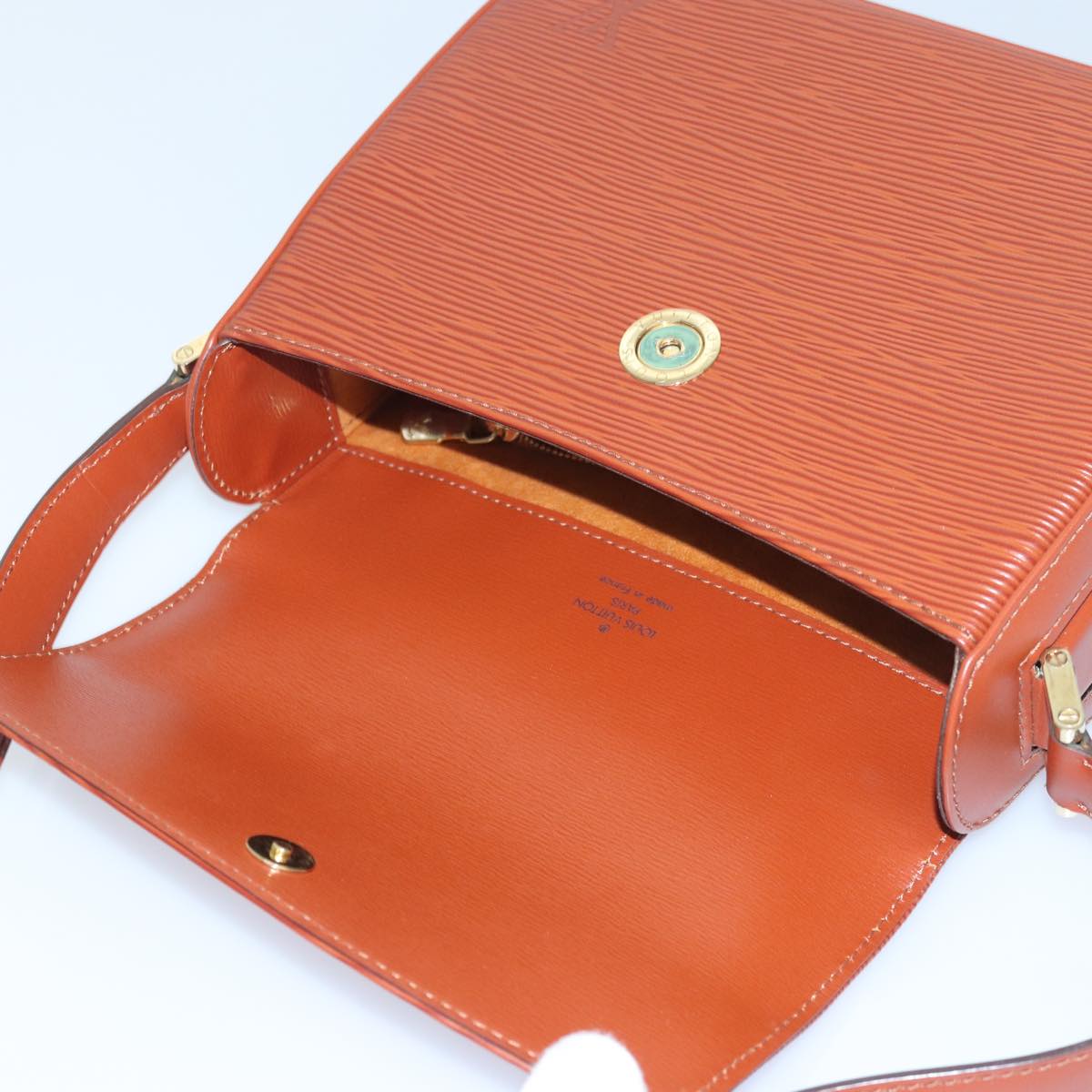 Louis Vuitton Buci Brown Leather Shoulder Bag