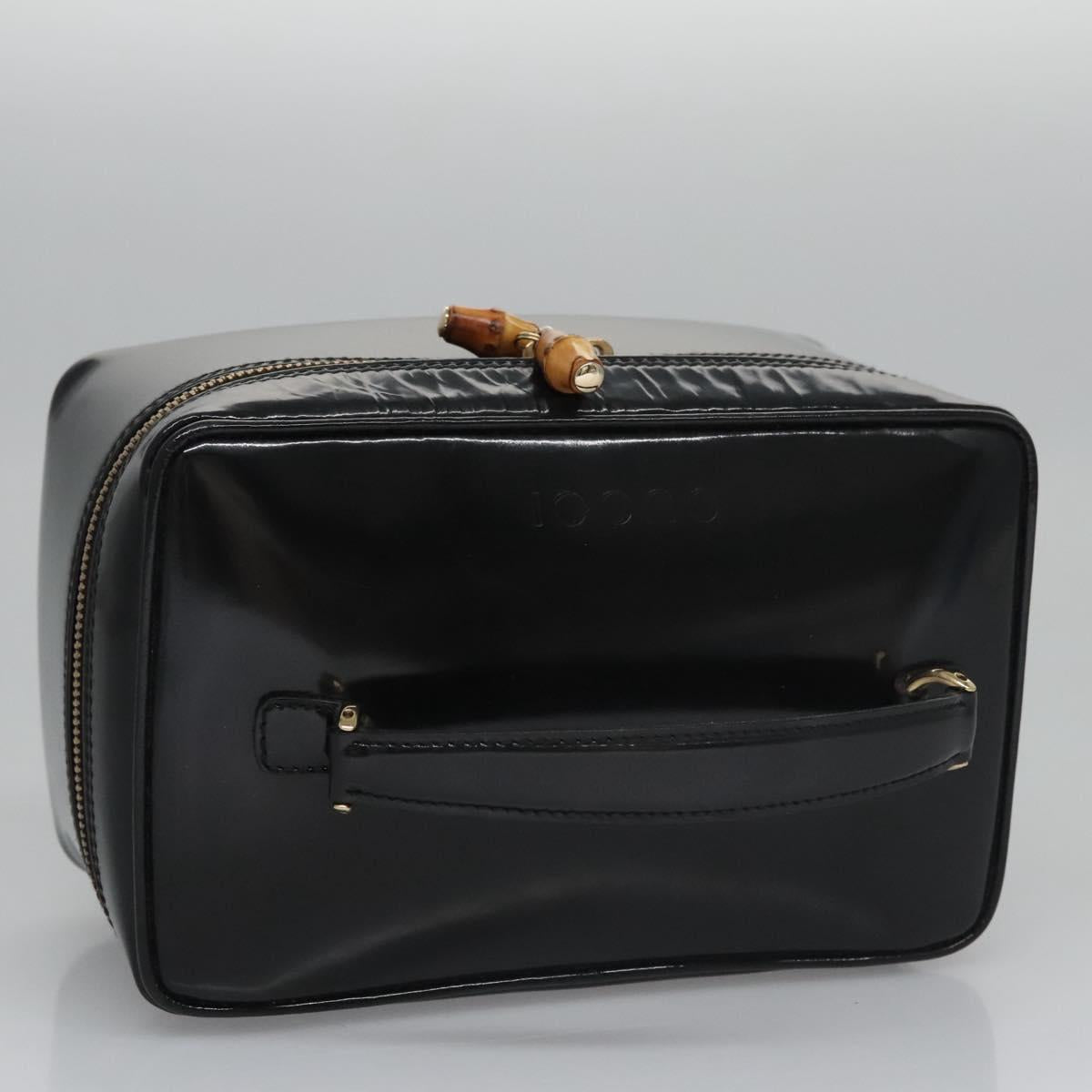 Gucci Black Patent Leather Handbag