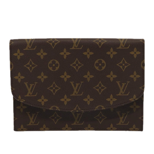 Louis Vuitton Pochette Rabat Brown Canvas Clutch Bag ()