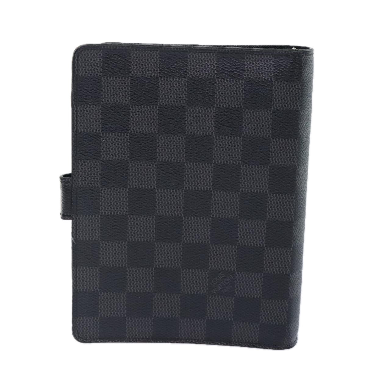 Louis Vuitton Agenda Cover Grey Canvas Wallet