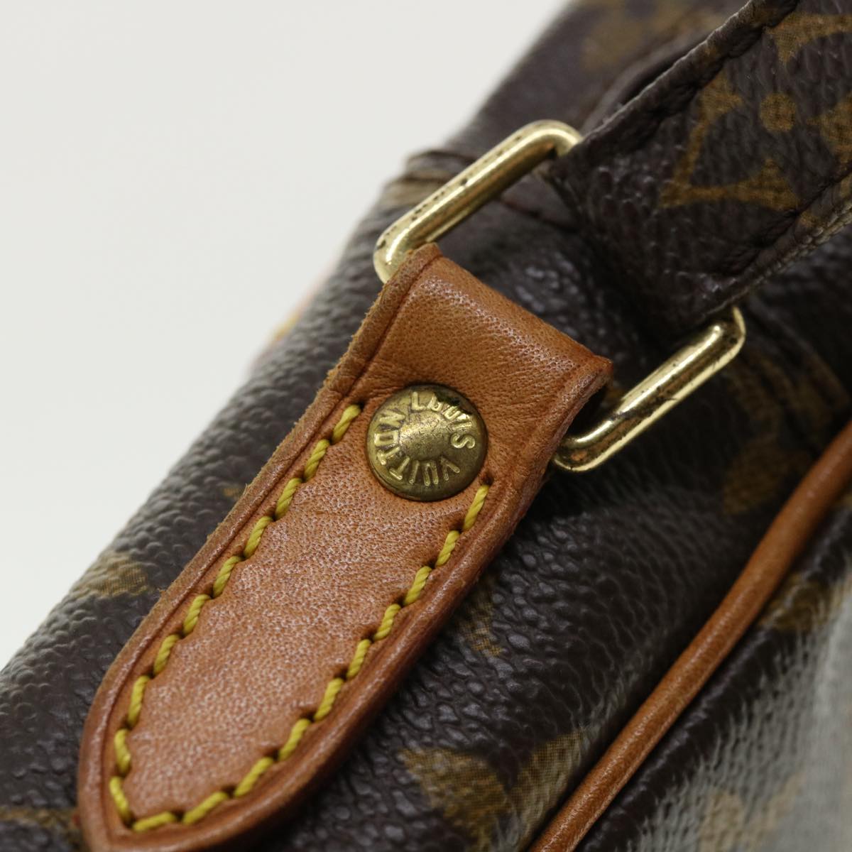 Louis Vuitton Danube Brown Canvas Shoulder Bag