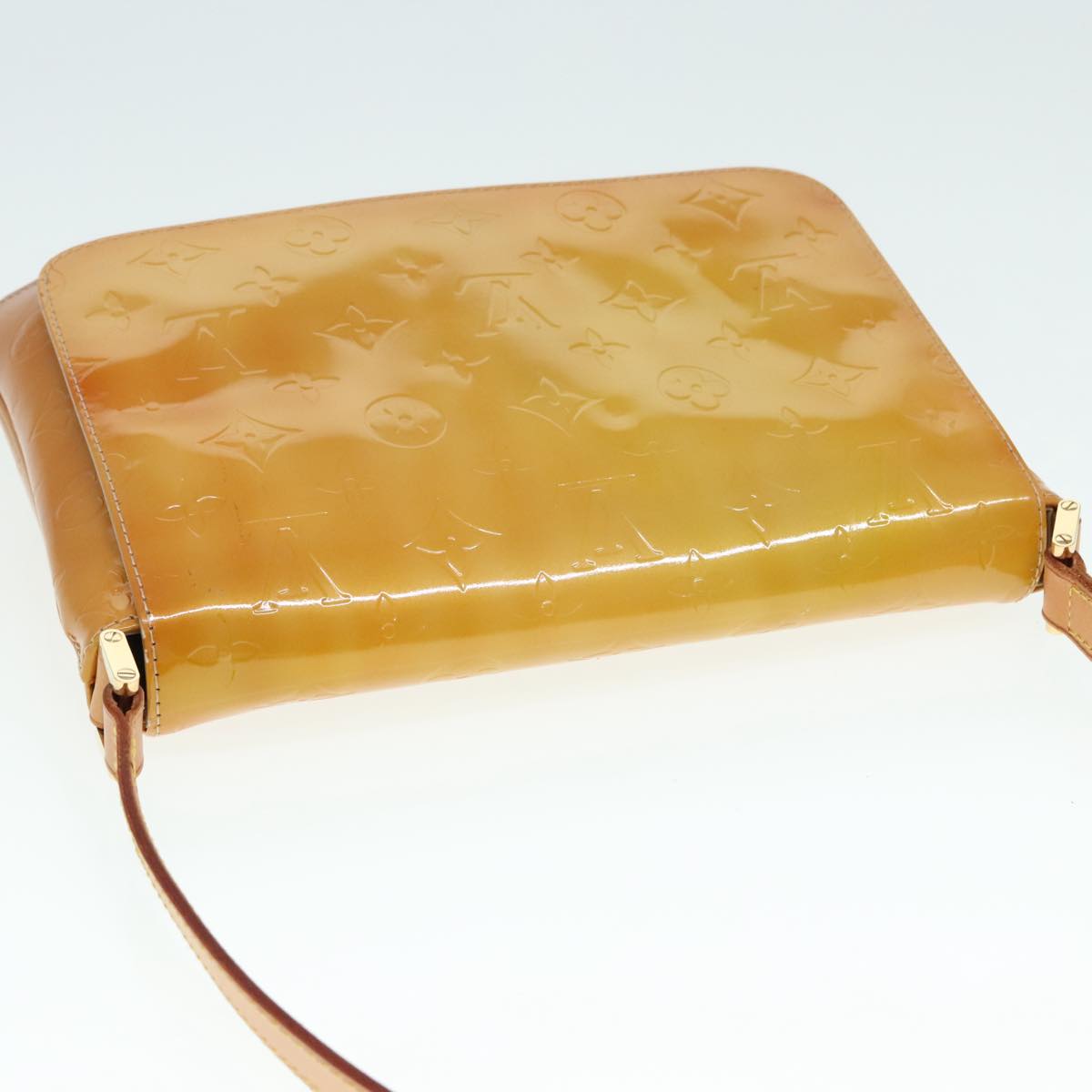 Louis Vuitton Thompson Street Yellow Patent Leather Shoulder Bag