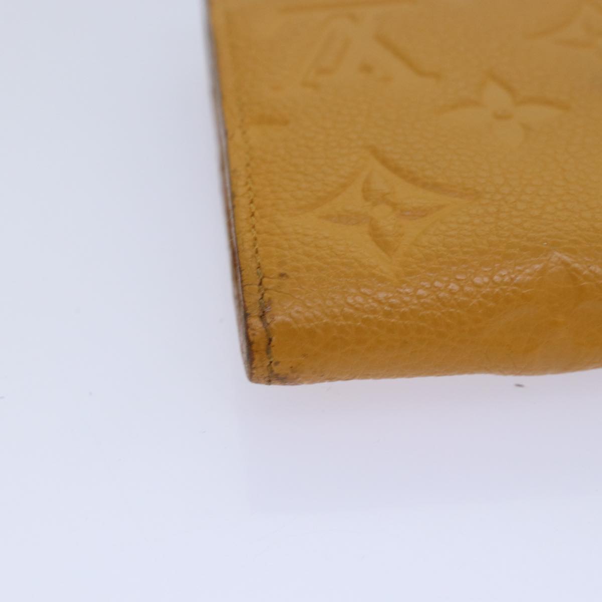 Louis Vuitton Portefeuille Yellow Leather Wallet