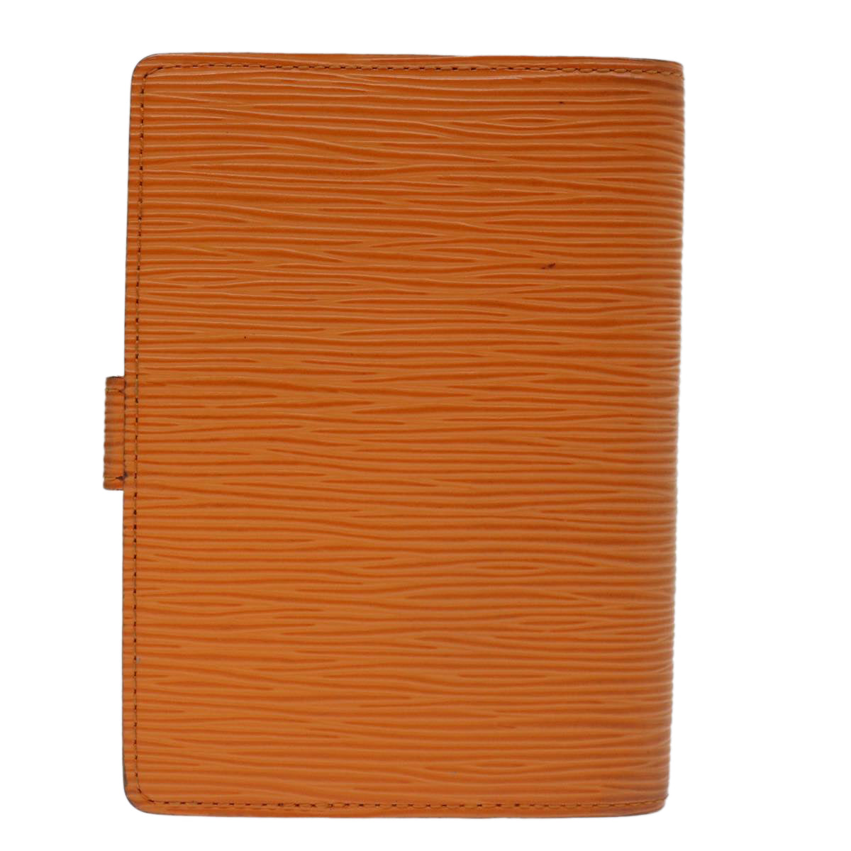 Louis Vuitton Agenda Pm Orange Leather Wallet
