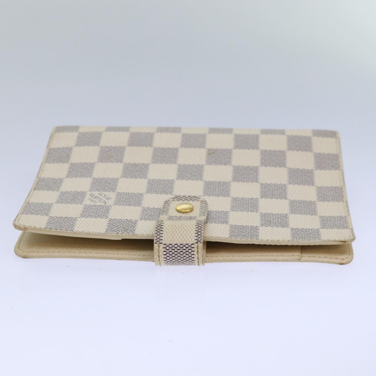 Louis Vuitton Agenda Cover Beige Canvas Wallet