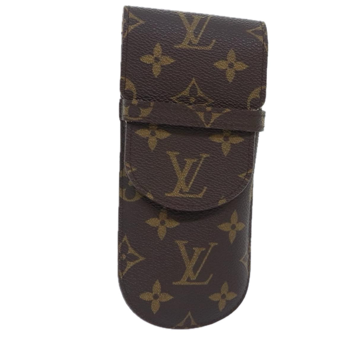 Louis Vuitton Glasses Case Brown Canvas Wallet  ()