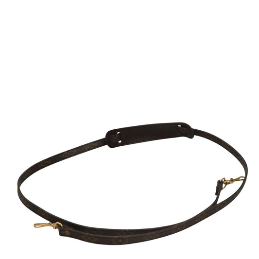 Louis Vuitton Shoulder Strap Brown Canvas Bag Jewelry ()