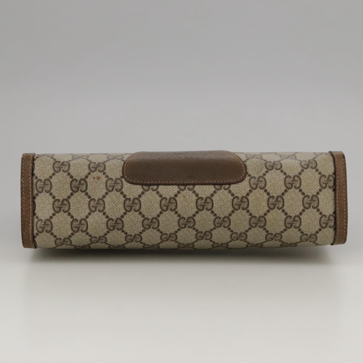 Gucci Ophidia Beige Canvas Clutch Bag