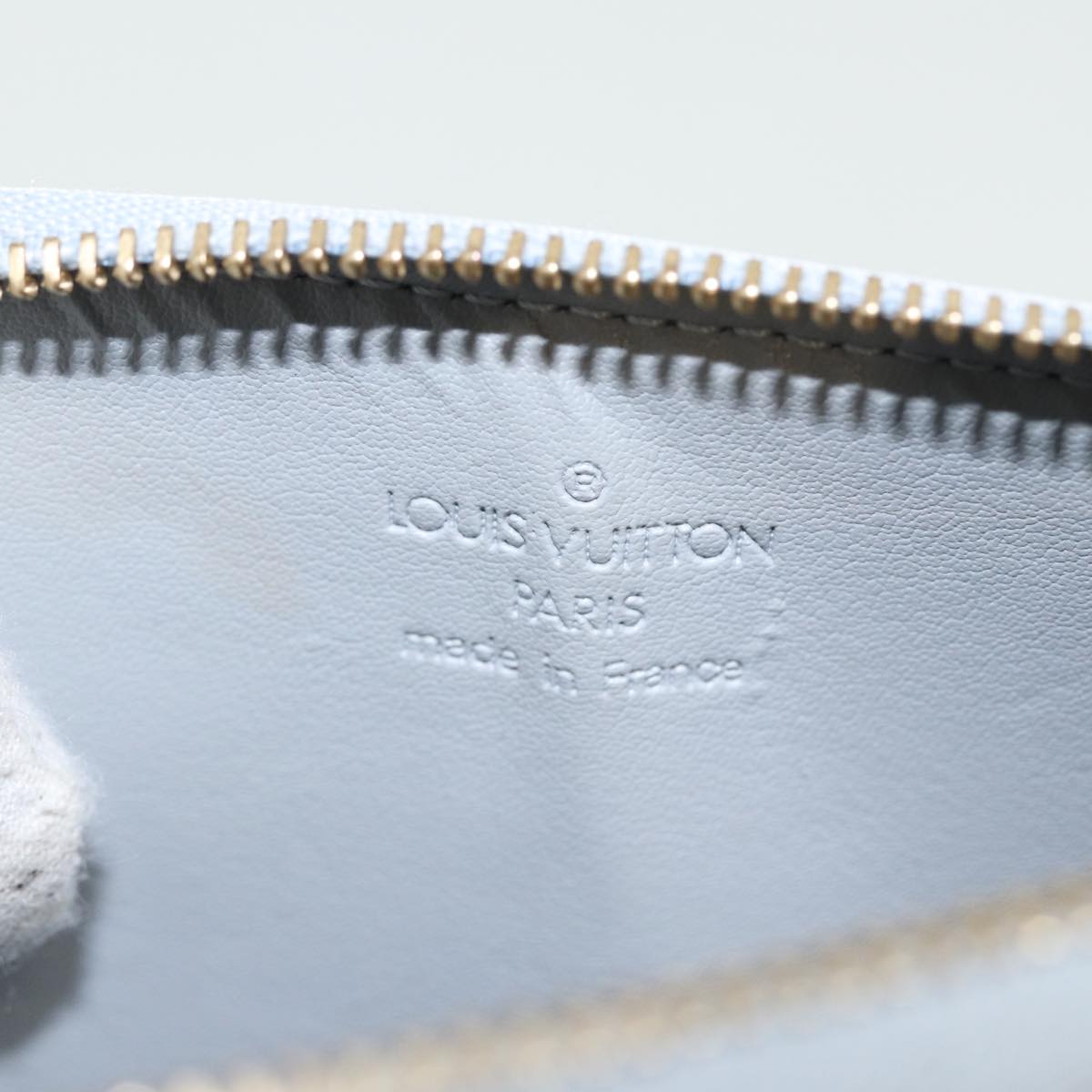 Louis Vuitton Lexington Yellow Patent Leather Clutch Bag