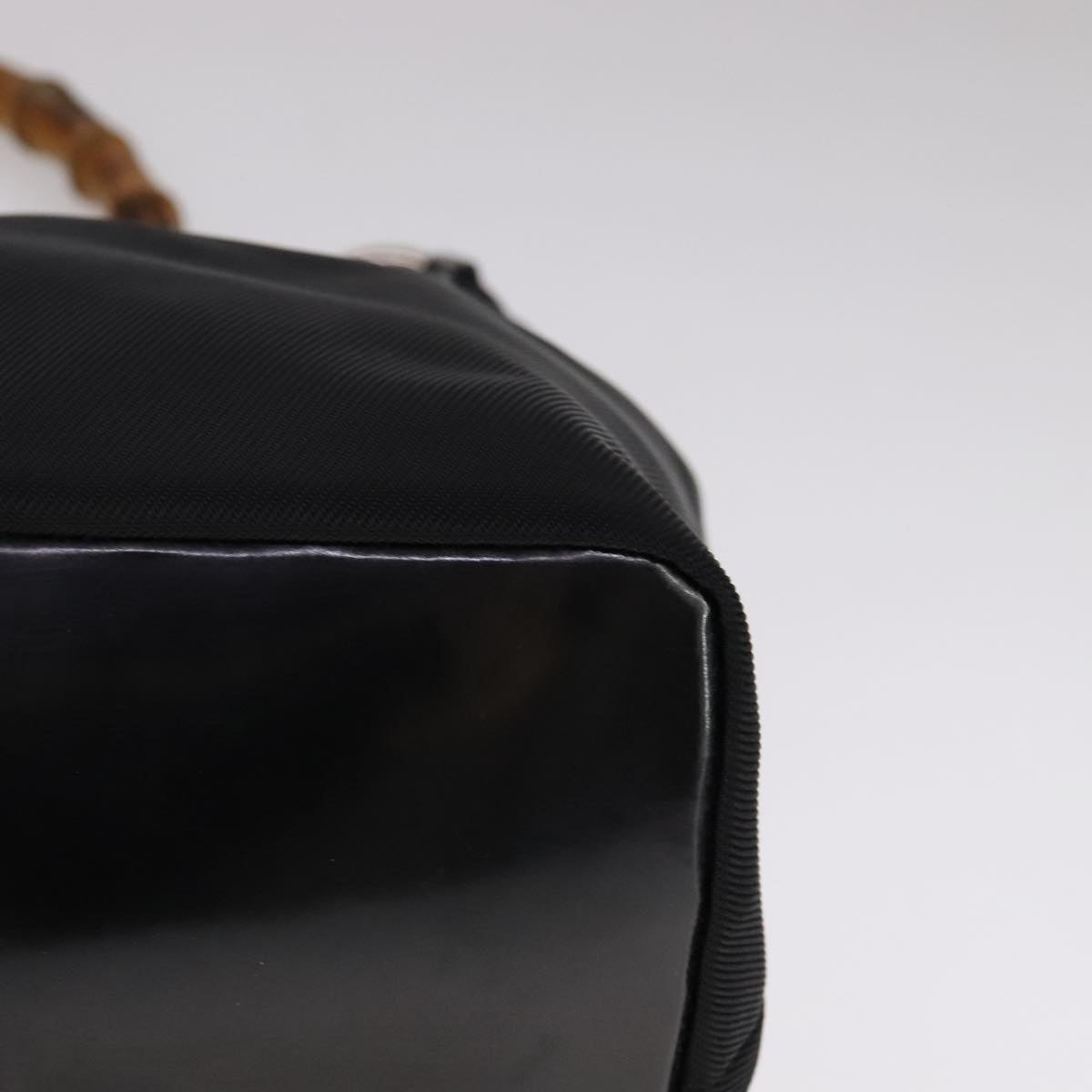 Gucci Bamboo Black Synthetic Handbag