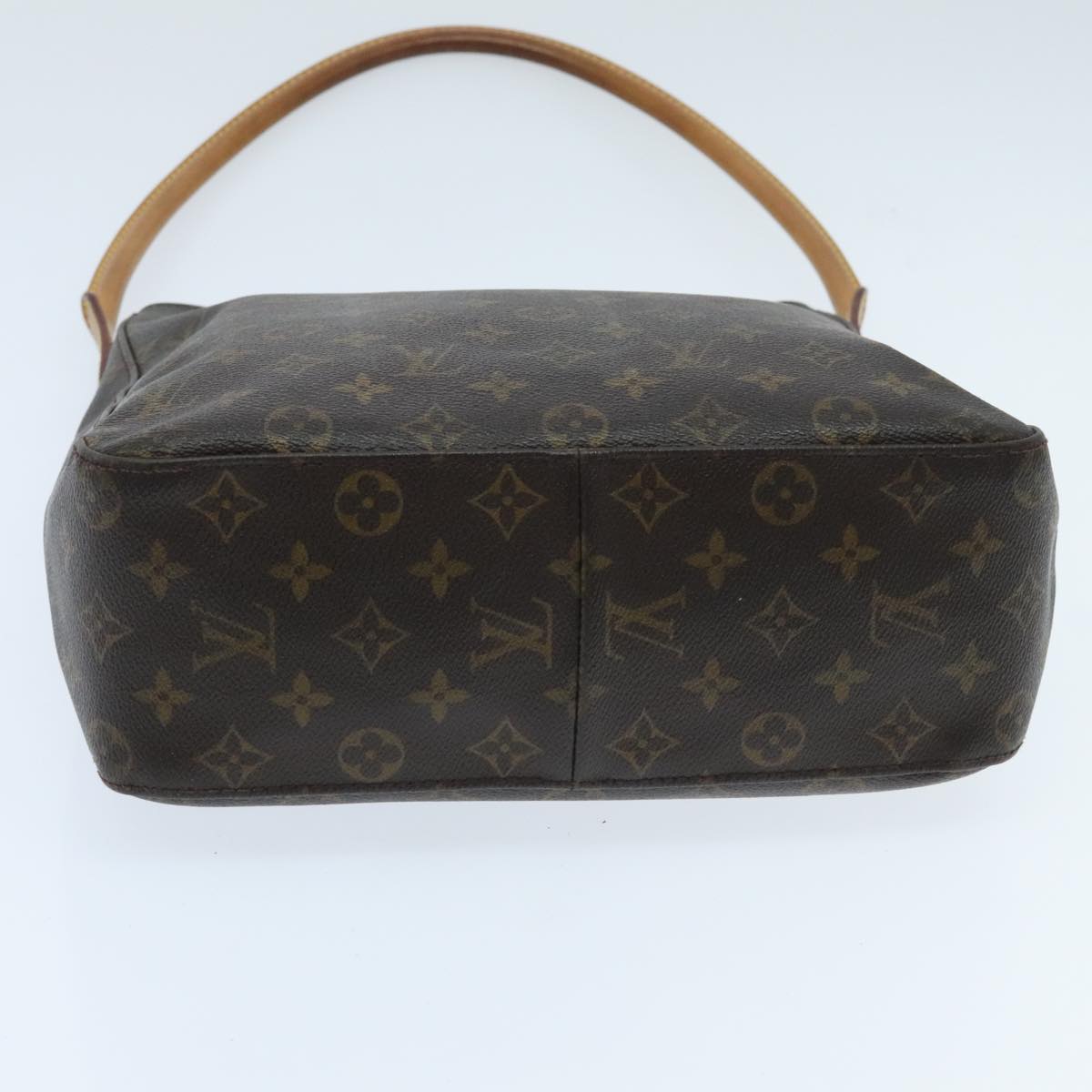 Louis Vuitton Looping Gm Brown Canvas Shoulder Bag