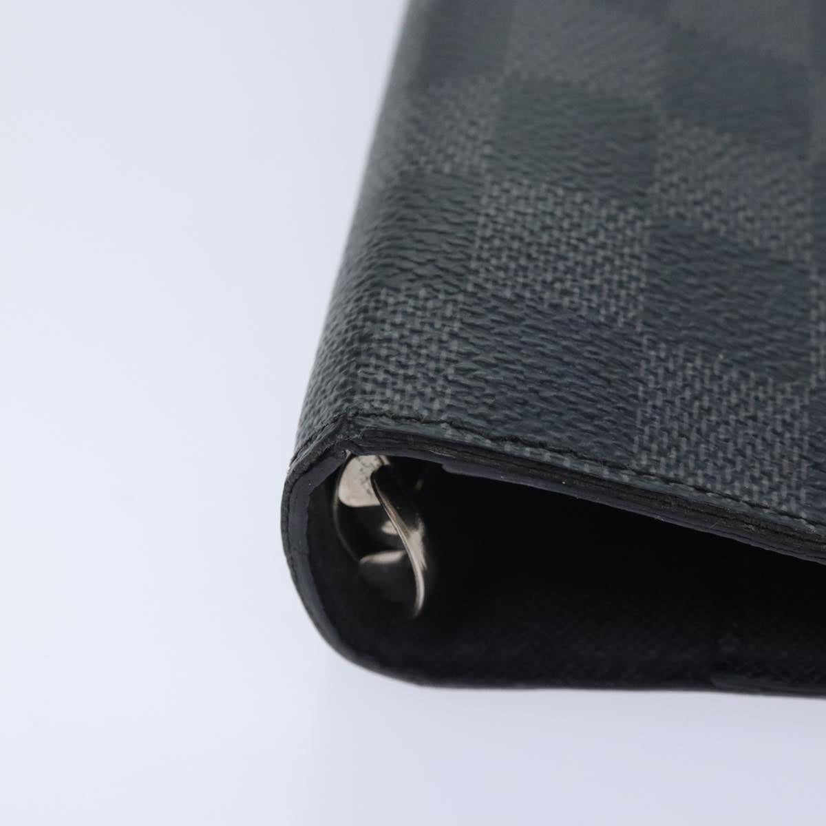 Louis Vuitton Agenda Cover Grey Canvas Wallet