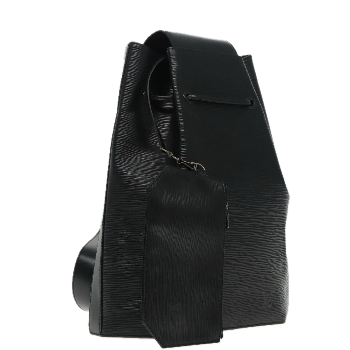 Louis Vuitton Sac A Dos Black Leather Shoulder Bag