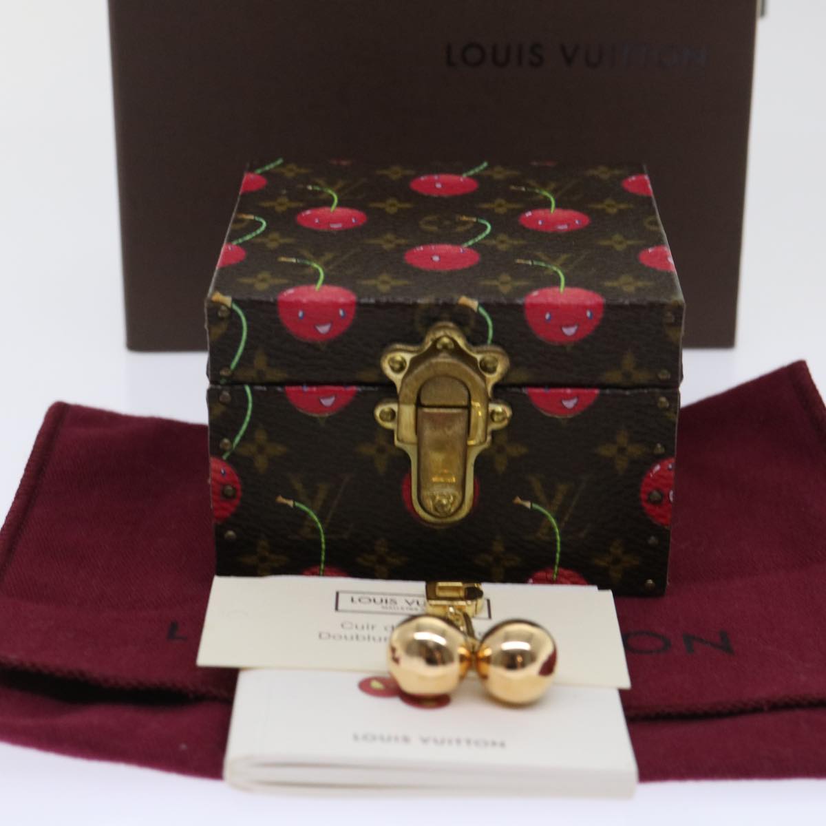 Louis Vuitton Boîte À Bijoux Brown Canvas Jewelleryset Jewelry