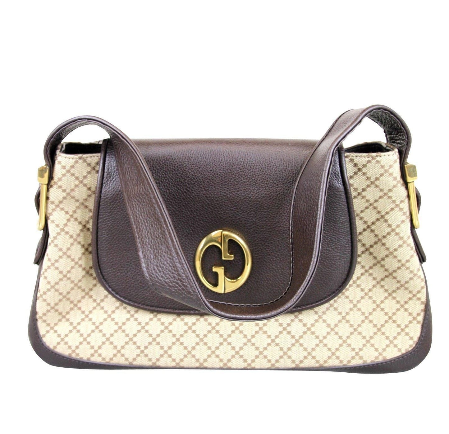 Gucci "1973" Diamante Canvas Tote Handbag Shoulder Bag - Final Call