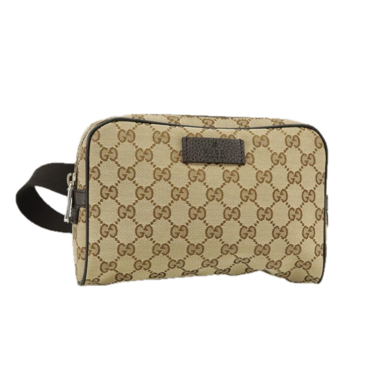 Gucci Beige Canvas Shoulder Bag