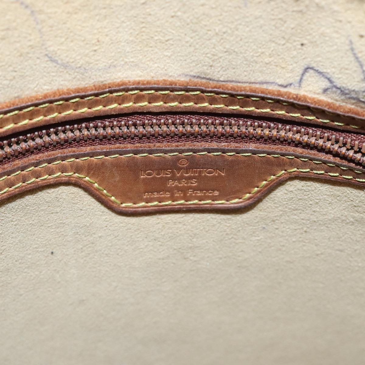 Louis Vuitton Looping Gm Brown Canvas Shoulder Bag