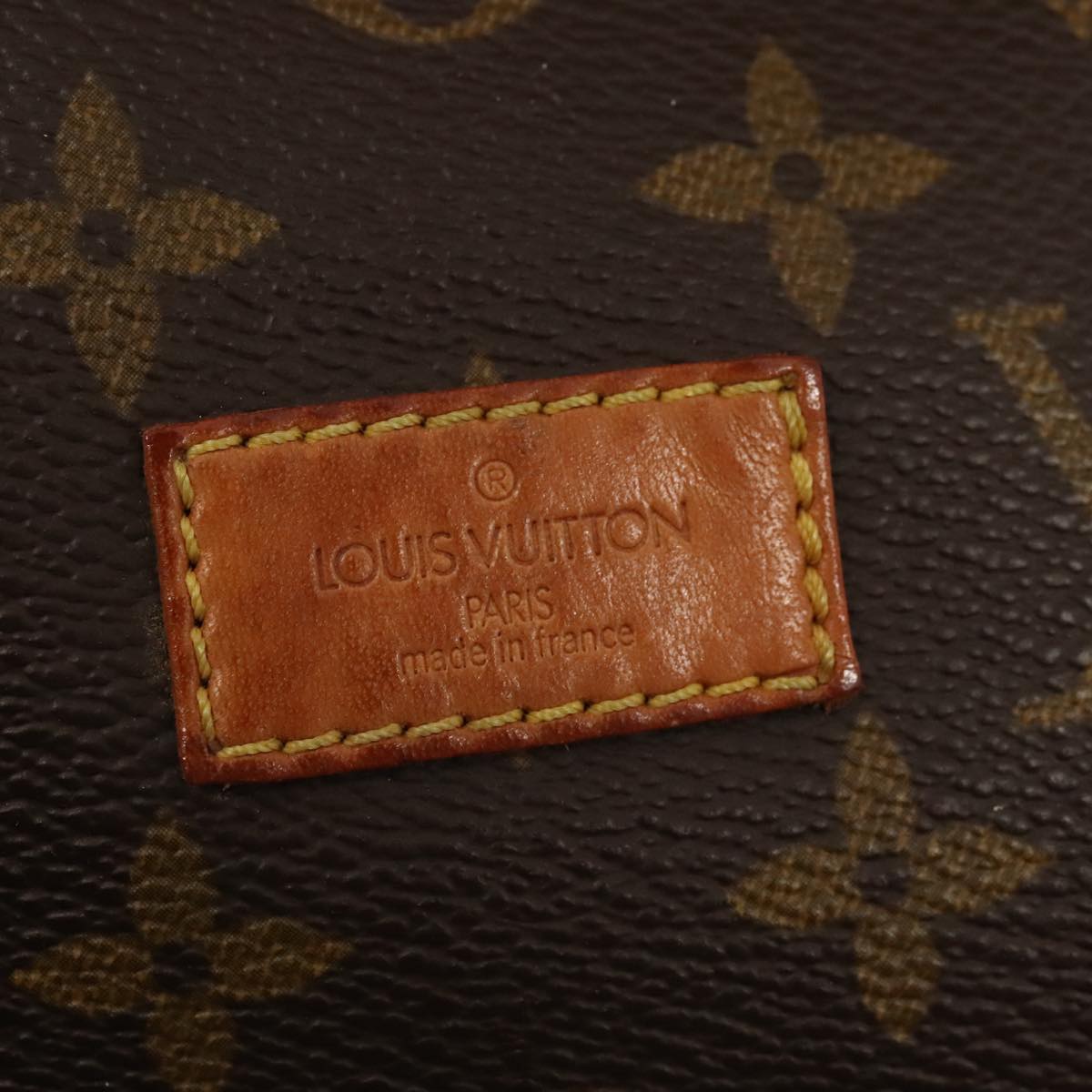 Louis Vuitton Saumur 35 Brown Canvas Shoulder Bag