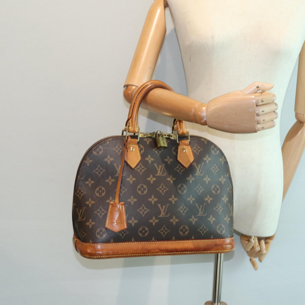 Louis Vuitton Alma Other Canvas Handbag