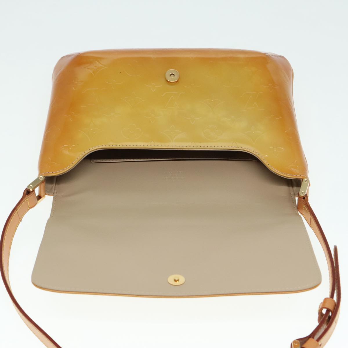 Louis Vuitton Thompson Street Yellow Patent Leather Shoulder Bag