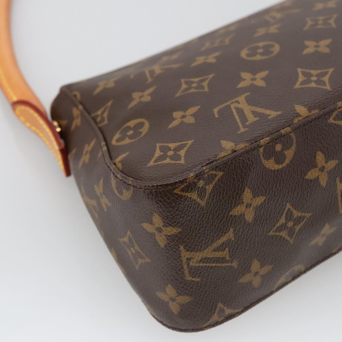 Louis Vuitton Mini Looping Brown Canvas Shoulder Bag