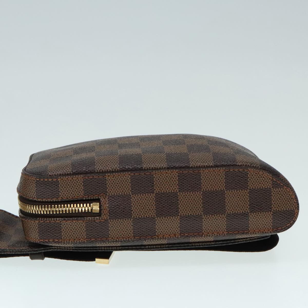 Louis Vuitton Geronimos Brown Canvas Shoulder Bag