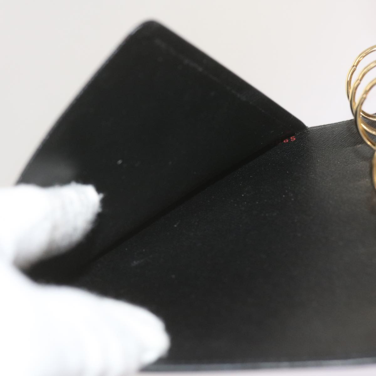 Louis Vuitton Agenda Mm Black Leather Wallet