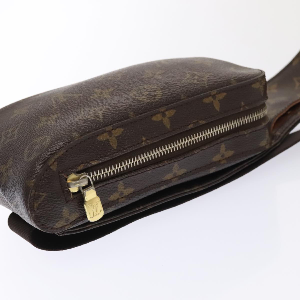 Louis Vuitton Geronimos Brown Canvas Clutch Bag
