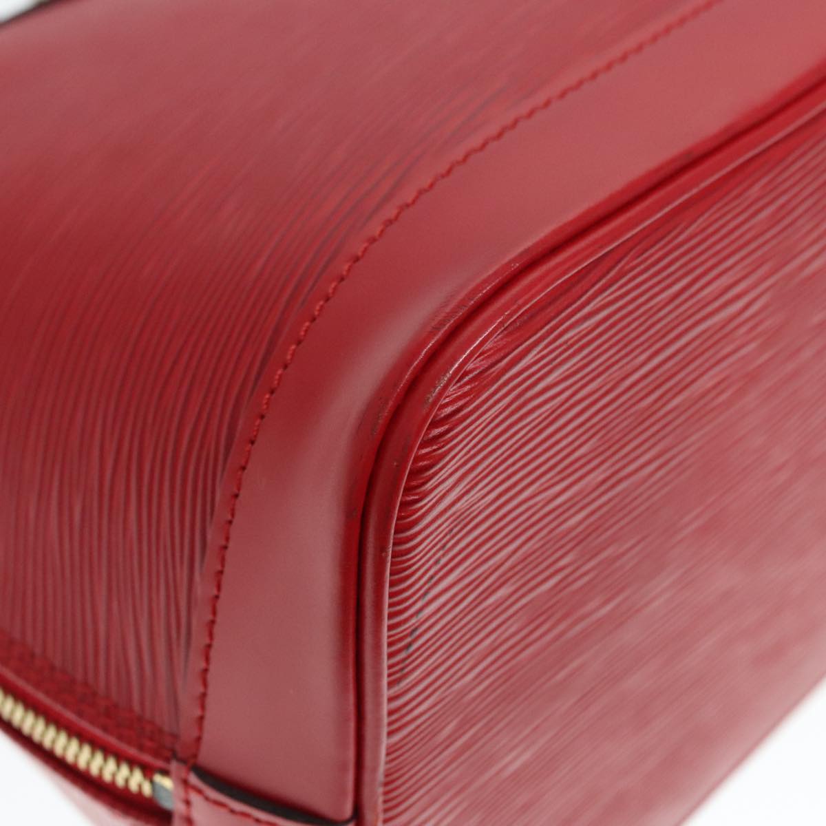 Louis Vuitton Alma Red Leather Handbag