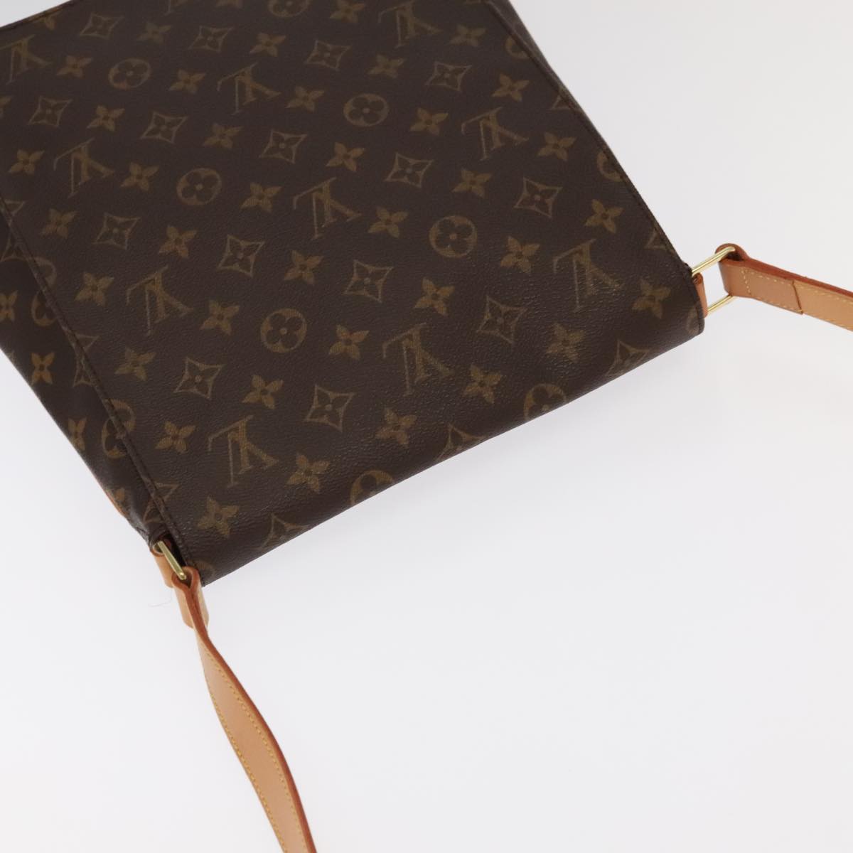 Louis Vuitton Musette Brown Canvas Shoulder Bag