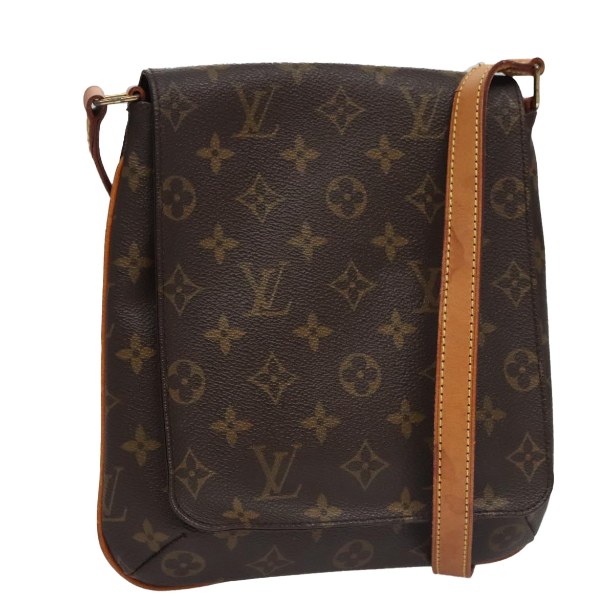 Louis Vuitton Musette Salsa Brown Canvas Shoulder Bag