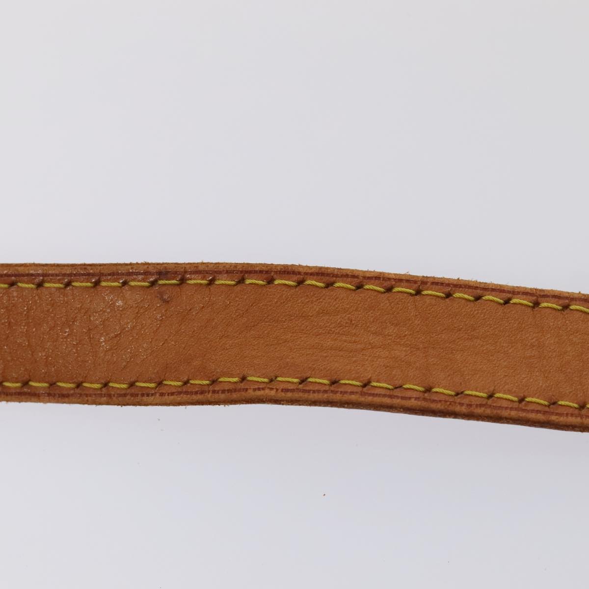 Louis Vuitton Shoulder Strap Beige Leather Bag Jewelry